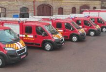 Львовские спасатели получили пожарные машины Peugeot