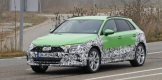 На тестах заметили »внедорожную» версию хэтчбека Audi A3