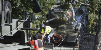 Демонтированный в Нарве танк Т-34 может стоить более 10 миллионов