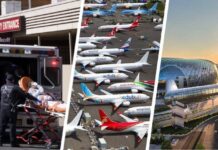 Сотруднице аэропорта сняли скальп прямо на рабочем месте, её спасти не удалось