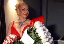 Волочкова в открытом декольте обнародовала хоум-видео