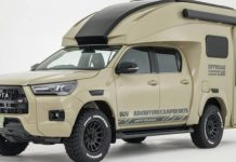 Пикап Toyota Hilux превратили в дом на колесах
