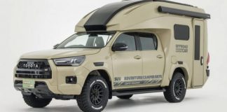 Пикап Toyota Hilux превратили в дом на колесах