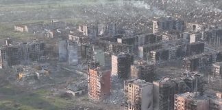 NYT показало Бахмут с высоты птичьего полета