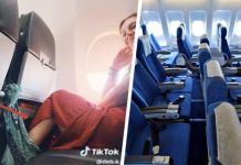 Туристка раскрыла бесплатный способ сделать сиденья в самолете удобнее