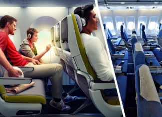 Туристка отказалась пересесть на место с дополнительным пространством для ног, чем вызвала бурные дебаты