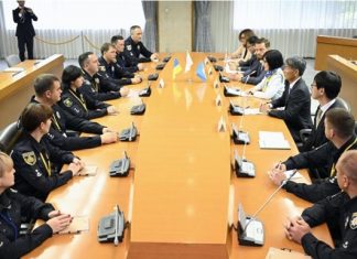 Украинские правоохранители в Японии учатся идентификации тел погибших