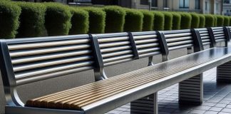 Уличные скамейки: какие материалы используются, как выбирать