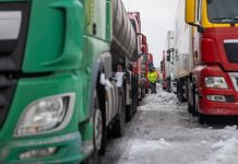 В очередях на границе более 5 тыс. грузовиков — ГПСУ