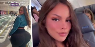Туристку с гигантским задом в самолете высмеяли после ее замечаний об «узких сидениях»