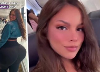 Туристку с гигантским задом в самолете высмеяли после ее замечаний об «узких сидениях»