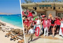 В Хургаде рассказали, как российские туристы отпраздновали на пляжах День Святого Валентина