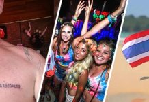 Турист проснулся после похмелья с татуировкой на груди на тайском языке и был озадачен