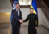 Зеленский встретился с генсекром НАТО в Одессе