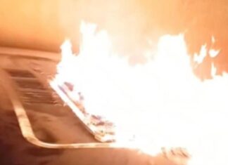 Партизаны уничтожили авто кадыровцев в Мариуполе