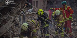 Появились кадры первых минут удара по Львовщине